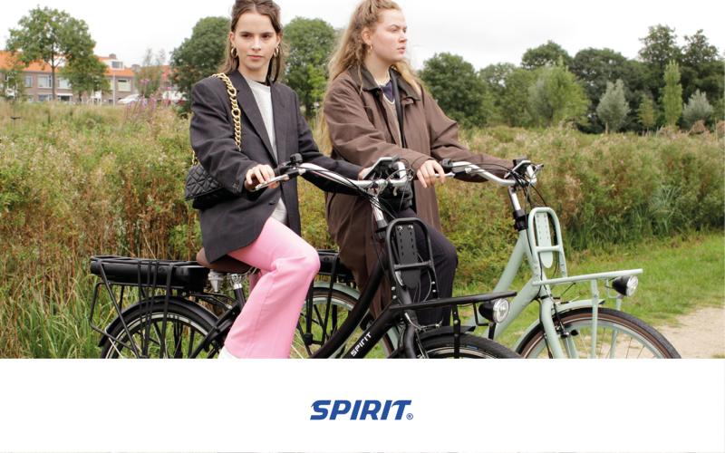 <p>Spirit is een Nederlandse fietsenmerk wat door Spirit Bikes wordt gevoerd en geheel in eigen beheer wordt ontwikkeld. Het uitgangspunt van Spirit is kwaliteit voor een scherpe prijs. Al Onze fietsen hebben dan ook optimale rijeigenschappen waar je nooit teveel voor betaald.</p>
