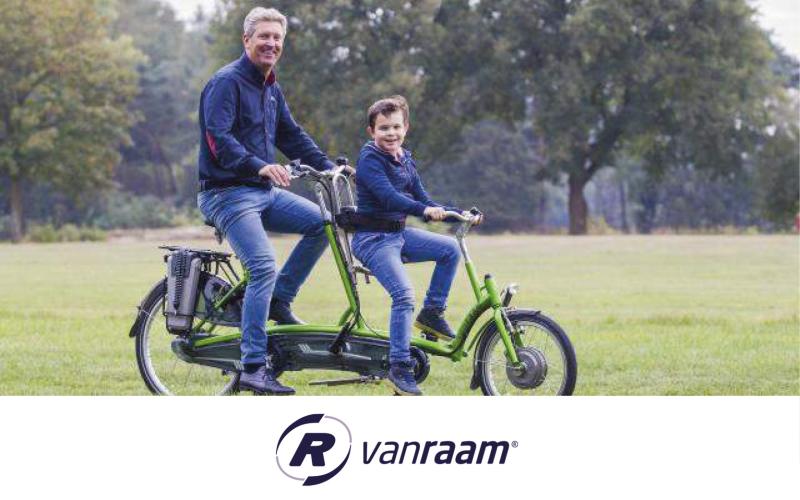 <p>Van Raam is fabrikant van unieke aangepaste fietsen voor mensen met een beperking. Dit zijn individuele- en meerpersoons fietsen voor mensen die niet meer op een gewone fiets kunnen fietsen. De specialisaties van Van Raam zijn driewielfietsen, scootmobielfietsen, tandems, duofietsen, rolstoelfietsen, transportfietsen, loophulpen en lage instapfietsen ofwel comfortfietsen.</p>
