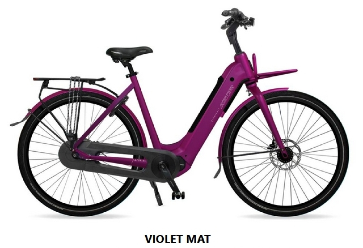 Azor E- PKW premium NN5D Lage instap violet mat 55cm 2025